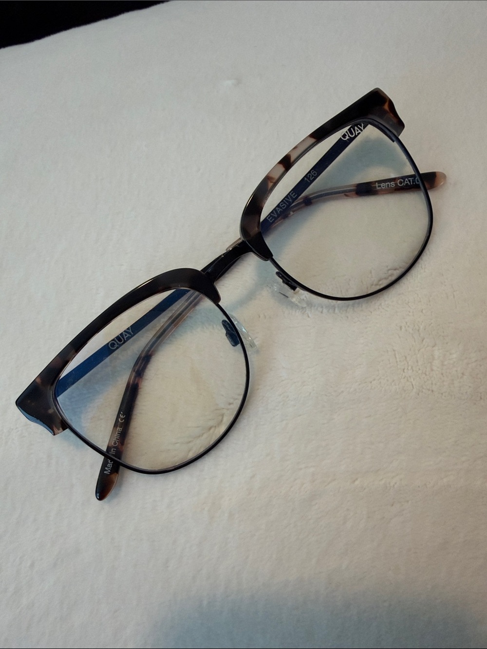 Quay Australia EVASIVE Tortoiseshell Bluelight Eyeglasses